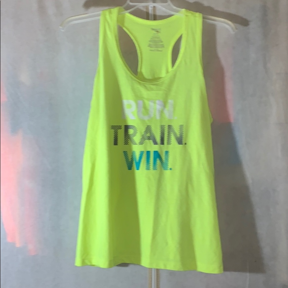 bright yellow loose fit tank